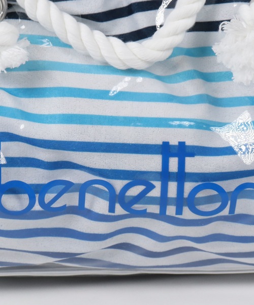 BENETTON (UNITED COLORS OF BENETTON)(ベネトンユナイテッドカラーズオブベネトン)の「【BENETTON:ベネトン】巾着入りPVCトートバッグ(トートバッグ・レディース・グリーン/ブルー/マルチ・FREE)」の20枚目の写真