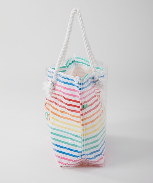 BENETTON (UNITED COLORS OF BENETTON)(ベネトンユナイテッドカラーズオブベネトン)の「【BENETTON:ベネトン】巾着入りPVCトートバッグ(トートバッグ・レディース・グリーン/ブルー/マルチ・FREE)」の13枚目の写真