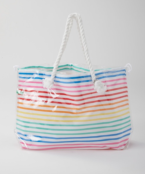 BENETTON (UNITED COLORS OF BENETTON)(ベネトンユナイテッドカラーズオブベネトン)の「【BENETTON:ベネトン】巾着入りPVCトートバッグ(トートバッグ・レディース・グリーン/ブルー/マルチ・FREE)」の11枚目の写真