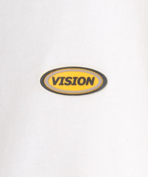 VISION STREET WEAR(ヴィジョンストリートウェア)の「VISION STREET WEAR/ヴィジョンストリートウェア ビッグシルエット ワンポイント ロゴ ワッペン リンガー Tシャツ(Tシャツ/カットソー・メンズ・チャコールグレー/オフホワイト/グリーン/マスタード・LL/M/L)」の20枚目の写真