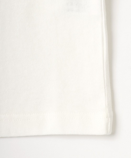 VISION STREET WEAR(ヴィジョンストリートウェア)の「VISION STREET WEAR/ヴィジョンストリートウェア ビッグシルエット ワンポイント ロゴ ワッペン リンガー Tシャツ(Tシャツ/カットソー・メンズ・チャコールグレー/オフホワイト/グリーン/マスタード・LL/M/L)」の9枚目の写真