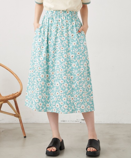 MERLOT（メルロー）の「レトロフラワースカート/セットアップ