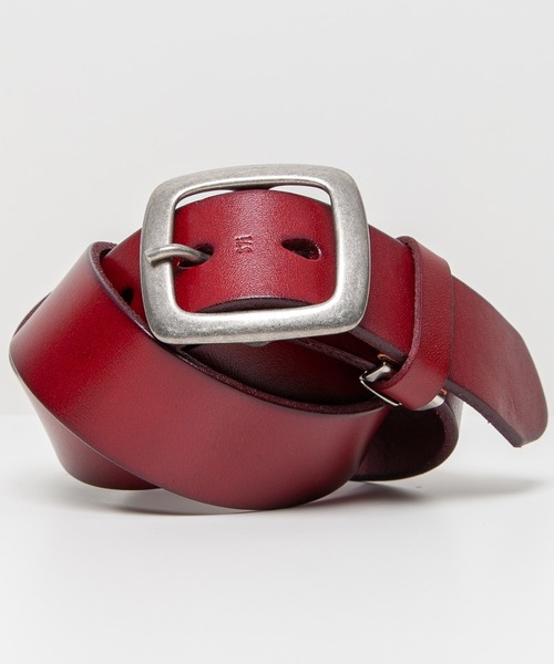 GGD SELECT（ジージーディー　セレクト）の「35MM サイズ型押しレザーベルト（ベルト・メンズ・ブラック/レッド/ネイビー/ブラウン/ダークブラウン/イエロー・FREE）」の6枚目の写真