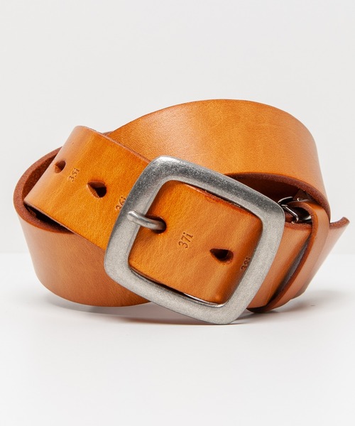 GGD SELECT（ジージーディー　セレクト）の「35MM サイズ型押しレザーベルト（ベルト・メンズ・ブラック/レッド/ネイビー/ブラウン/ダークブラウン/イエロー・FREE）」の5枚目の写真