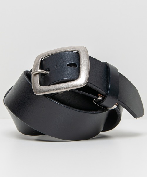 GGD SELECT（ジージーディー　セレクト）の「35MM サイズ型押しレザーベルト（ベルト・メンズ・ブラック/レッド/ネイビー/ブラウン/ダークブラウン/イエロー・FREE）」の2枚目の写真