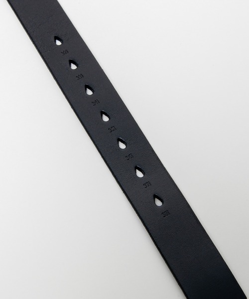 GGD SELECT（ジージーディー　セレクト）の「35MM サイズ型押しレザーベルト（ベルト・メンズ・ブラック/レッド/ネイビー/ブラウン/ダークブラウン/イエロー・FREE）」の9枚目の写真