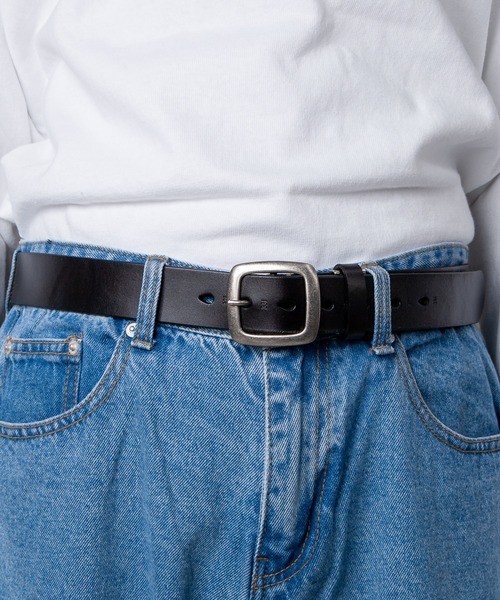 GGD SELECT（ジージーディー　セレクト）の「35MM サイズ型押しレザーベルト（ベルト・メンズ・ブラック/レッド/ネイビー/ブラウン/ダークブラウン/イエロー・FREE）」の15枚目の写真