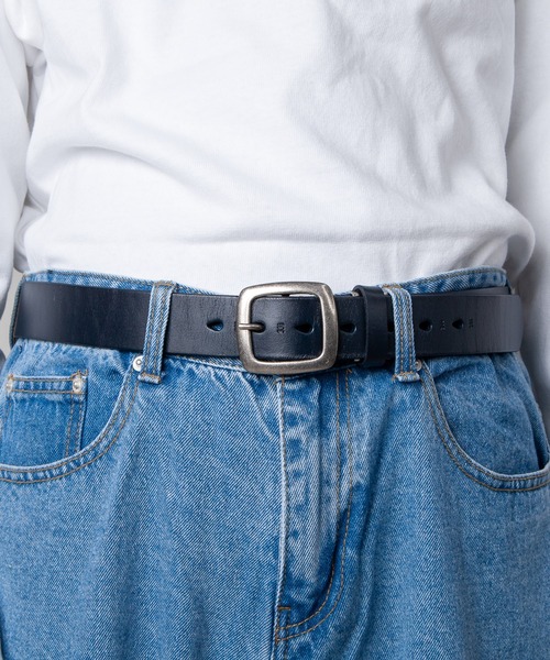 GGD SELECT（ジージーディー　セレクト）の「35MM サイズ型押しレザーベルト（ベルト・メンズ・ブラック/レッド/ネイビー/ブラウン/ダークブラウン/イエロー・FREE）」の13枚目の写真