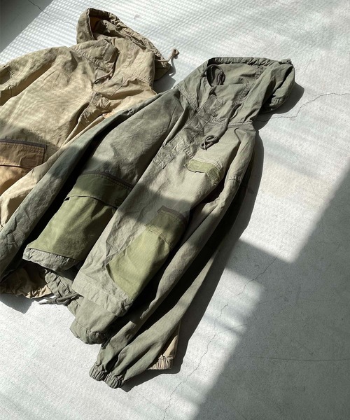 CANAL JEAN（キャナルジーン）の「choice_cnl(チョイス) 配色アノラックパーカー（マウンテンパーカー・レディース・ベージュ/カーキ・ONE SIZE）」の8枚目の写真