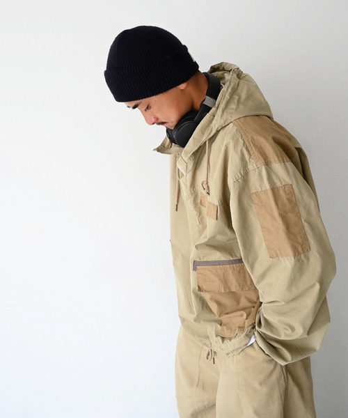 CANAL JEAN（キャナルジーン）の「choice_cnl(チョイス) 配色アノラックパーカー（マウンテンパーカー・レディース・ベージュ/カーキ・ONE SIZE）」の19枚目の写真