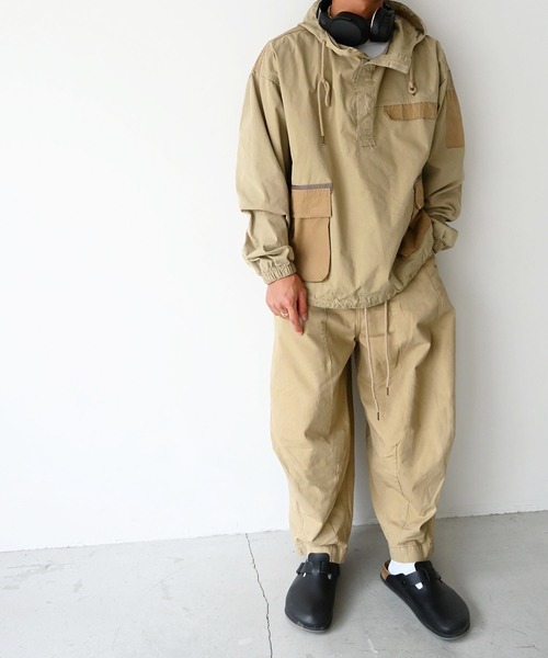 CANAL JEAN（キャナルジーン）の「choice_cnl(チョイス) 配色アノラックパーカー（マウンテンパーカー・レディース・ベージュ/カーキ・ONE SIZE）」の20枚目の写真