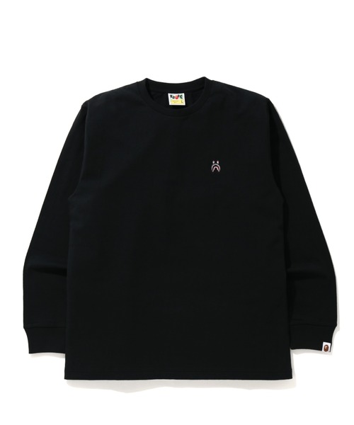 A BATHING APE(アベイシングエイプ)の「SHARK ONE POINT L/S TEE M(Tシャツ/カットソー・メンズ・ブラック/ホワイト/グレー/ブラウン/オリーブ/ピンク・LARGE/SMALL/MEDIUM/X-LARGE/XX-LARGE/XXX-LARGE)」の3枚目の写真