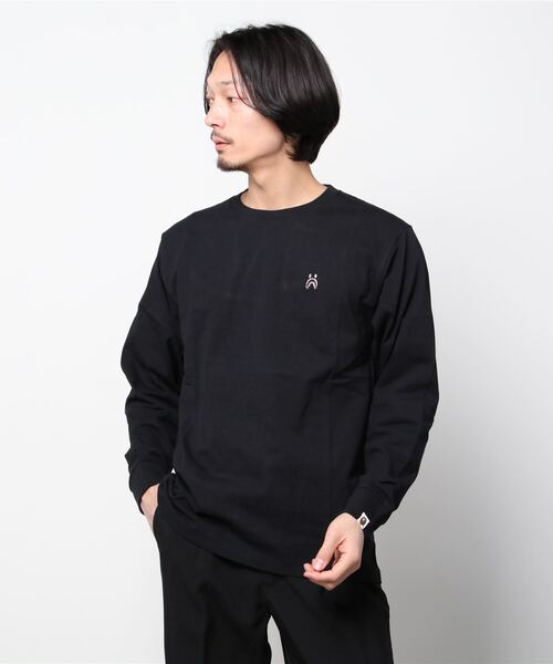 A BATHING APE(アベイシングエイプ)の「SHARK ONE POINT L/S TEE M(Tシャツ/カットソー・メンズ・ブラック/ホワイト/グレー/ブラウン/オリーブ/ピンク・LARGE/SMALL/MEDIUM/X-LARGE/XX-LARGE/XXX-LARGE)」の16枚目の写真