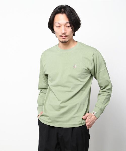 A BATHING APE(アベイシングエイプ)の「SHARK ONE POINT L/S TEE M(Tシャツ/カットソー・メンズ・ブラック/ホワイト/グレー/ブラウン/オリーブ/ピンク・LARGE/SMALL/MEDIUM/X-LARGE/XX-LARGE/XXX-LARGE)」の19枚目の写真