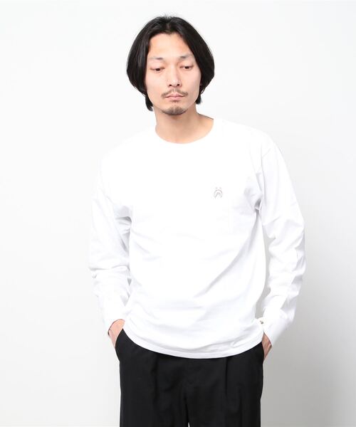 A BATHING APE(アベイシングエイプ)の「SHARK ONE POINT L/S TEE M(Tシャツ/カットソー・メンズ・ブラック/ホワイト/グレー/ブラウン/オリーブ/ピンク・LARGE/SMALL/MEDIUM/X-LARGE/XX-LARGE/XXX-LARGE)」の15枚目の写真