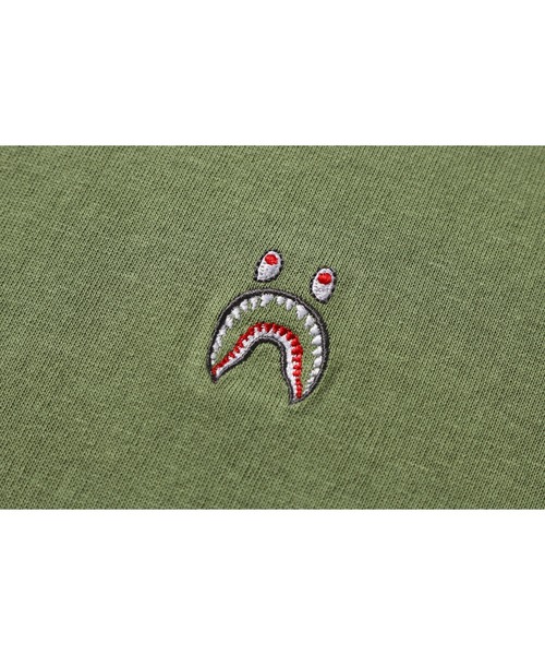 A BATHING APE(アベイシングエイプ)の「SHARK ONE POINT L/S TEE M(Tシャツ/カットソー・メンズ・ブラック/ホワイト/グレー/ブラウン/オリーブ/ピンク・LARGE/SMALL/MEDIUM/X-LARGE/XX-LARGE/XXX-LARGE)」の12枚目の写真