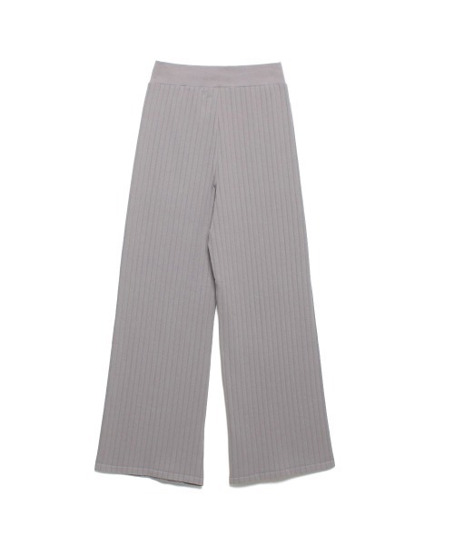 JUGLANS(ユグランス)の「【Hanes/ヘインズ】HW9-T303 LONG PANTS/リブワイドパンツ/レディース(その他パンツ・レディース・ベージュ/ライトグレー/ブラック・FREE)」の5枚目の写真