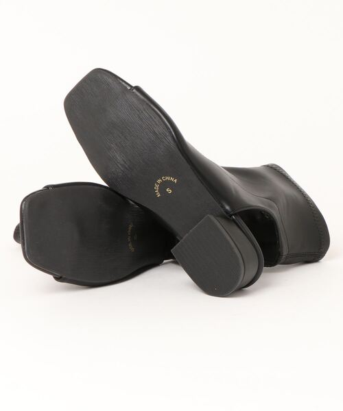 JELLY BEANS(ジェリービーンズ)の「ストレッチトングブーツサンダル(210-329)JELLY BEANS(ジェリービーンズ)(サンダル・レディース・ブラック/アイボリー/グレイッシュベージュ・LL/S/M/L)」の11枚目の写真