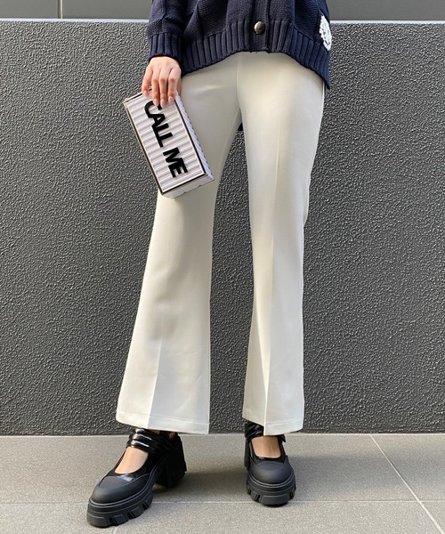 Narcissus（ナルシス）の「【Narcissus】シンプルフレアパンツ（その他パンツ・レディース・ホワイト/ブルー・FREE）」の18枚目の写真