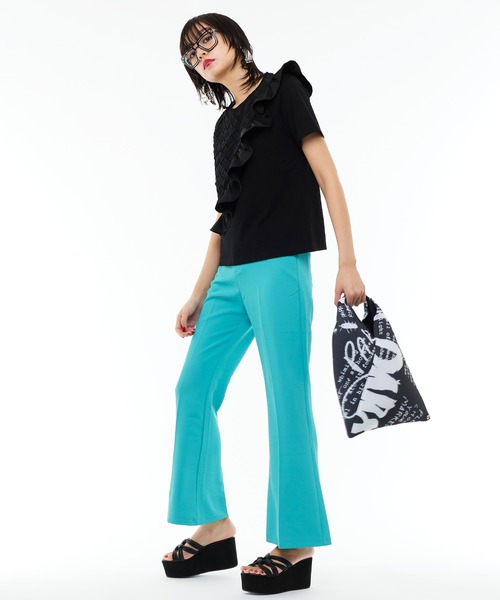 Narcissus（ナルシス）の「【Narcissus】シンプルフレアパンツ（その他パンツ・レディース・ホワイト/ブルー・FREE）」の19枚目の写真