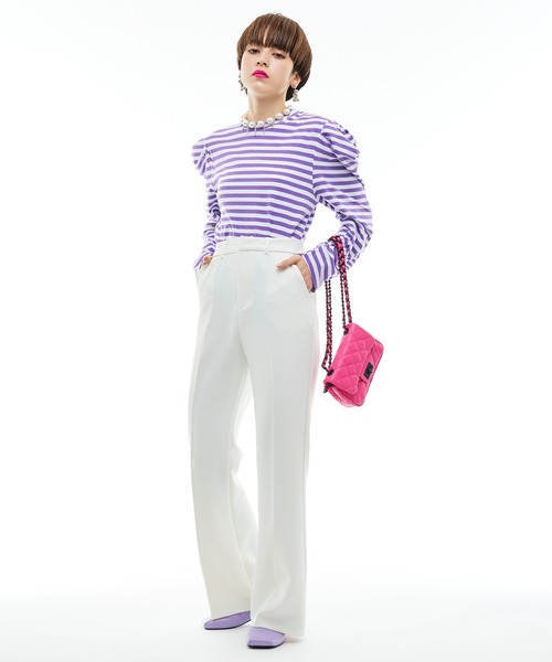 Narcissus（ナルシス）の「【Narcissus】シンプルフレアパンツ（その他パンツ・レディース・ホワイト/ブルー・FREE）」の20枚目の写真