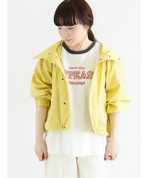 Samansa Mos2（サマンサ モスモス）の「マウンテンパーカー（マウンテンパーカー・レディース・オフホワイト/カーキ/イエロー/ベージュ・ﾌﾘ-）」の5枚目の写真