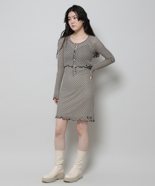 MAGPIEROBIN（マグパイロビン）の「MAGPIE ROBIN／CLOVER ワンピース　2278942（ワンピース・レディース・ベージュ・FREE）」の2枚目の写真