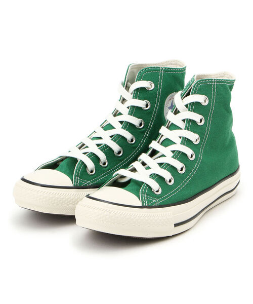 CONVERSE（コンバース）の「CONVERSE（コンバース）AS STAR US COLORS HI/オールスターUSカラーズHI（スニーカー・レディース・ライトグレー/グリーン・4/5/5.5/4.5）」の2枚目の写真