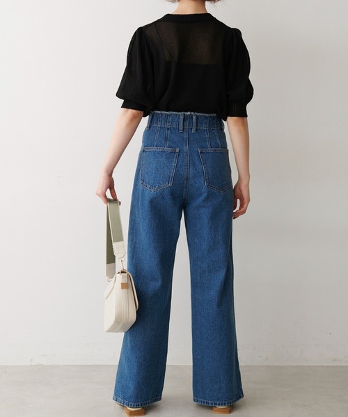 FREE'S MART（フリーズマート）の「◆7G天竺ボリュームスリーブニット（ニット/セーター・レディース・ホワイト/ブラック/オレンジ/グリーン・FREE）」の21枚目の写真