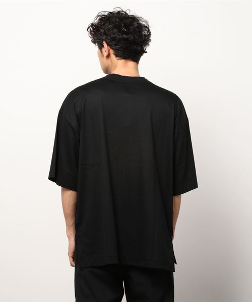 FORTUNA HOMME（フォルトゥナオム）の「FORTUNAHOMME Supima Higauge Pont-Tee（Tシャツ/カットソー・メンズ・ブラック/ホワイト・1/2）」の10枚目の写真