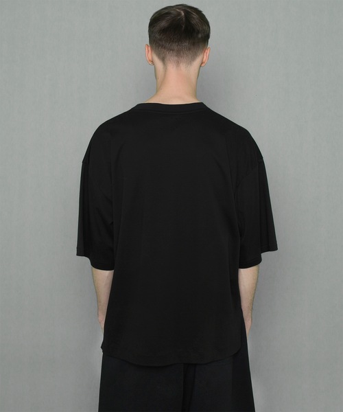 FORTUNA HOMME（フォルトゥナオム）の「FORTUNAHOMME Supima Higauge Pont-Tee（Tシャツ/カットソー・メンズ・ブラック/ホワイト・1/2）」の7枚目の写真