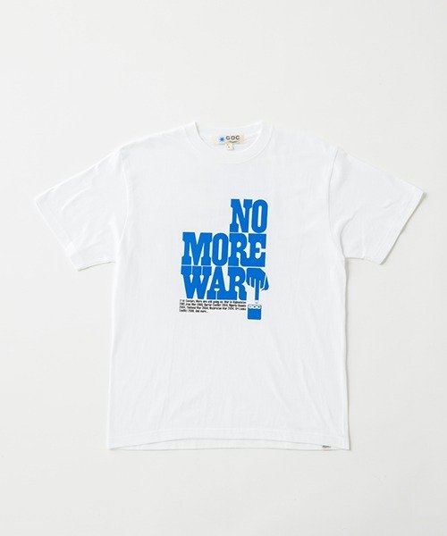 GDC（ジーディーシー）の「NO MORE WAR TEE（Tシャツ/カットソー・メンズ・ホワイト/ブラック・SMALL/MEDIUM/LARGE/X-LARGE）」の2枚目の写真