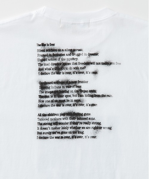 GDC（ジーディーシー）の「NO MORE WAR TEE（Tシャツ/カットソー・メンズ・ホワイト/ブラック・SMALL/MEDIUM/LARGE/X-LARGE）」の5枚目の写真
