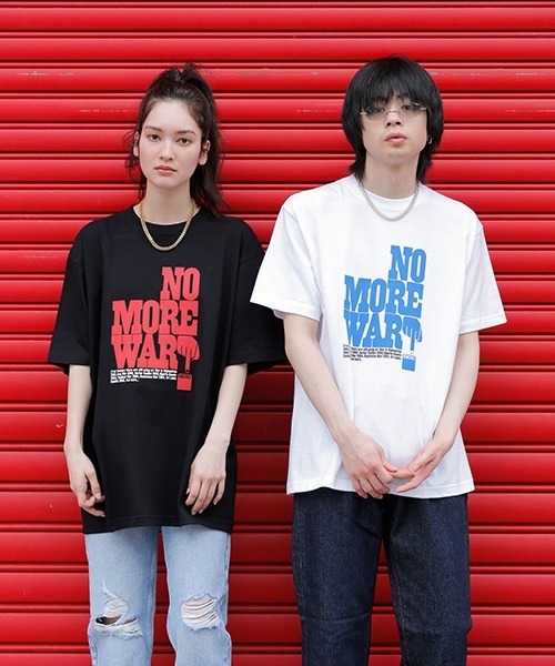 GDC（ジーディーシー）の「NO MORE WAR TEE（Tシャツ/カットソー・メンズ・ホワイト/ブラック・SMALL/MEDIUM/LARGE/X-LARGE）」の13枚目の写真