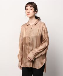 Uncut Bound | CHIGNON(シニヨン) ブライトサテンシャツ(シャツ/ブラウス)