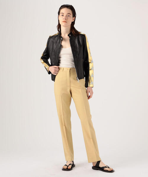 TOMORROWLAND (トゥモローランド)の「GOLDEN GOOSE DELUXE BRAND ストレートパンツ(スラックス・レディース・ライトベージュ・XXS)」の2枚目の写真