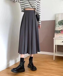 SAISON DE PAPILLON | インバーテッドプリーツスカート(スカート)