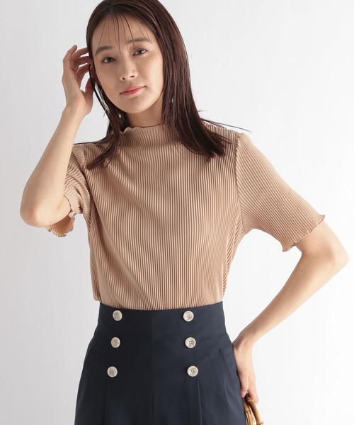 Andemiu（アンデミュウ）の「プリーツカットソー294517（Tシャツ