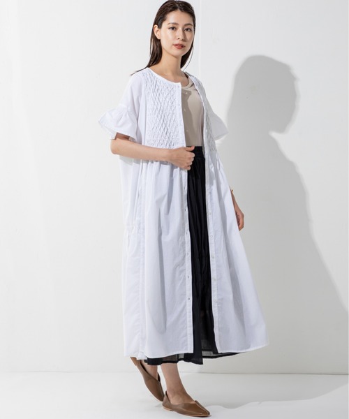 MillionCarats ミリオンカラッツ　ベルスリーブ　シフォンレースワンピ lepias-1.jpg