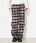 X-girl | HEAVYWEIGHT FLANNEL EASY PANTS/ヘビーウェイト　フランネル　イージーパンツ(其他褲裝)