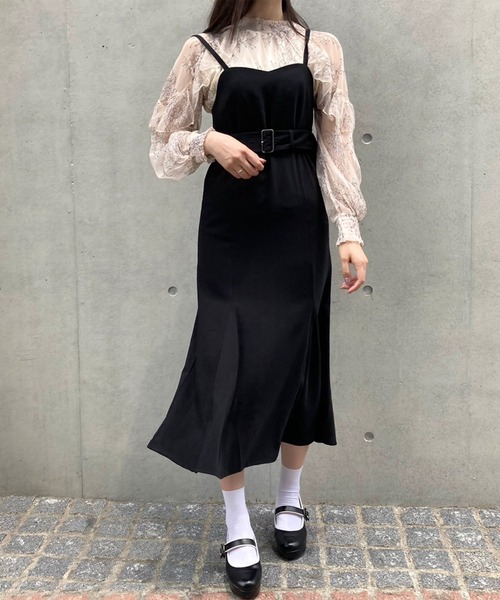 titty＆Co. PETIT by poyo（ティティーアンドコープティバイポヨ）の「【titty&Co.PETIT by POYO】シアー刺繍レースブラウス（シャツ/ブラウス・レディース・ブラック/ホワイト・FREE）」の16枚目の写真