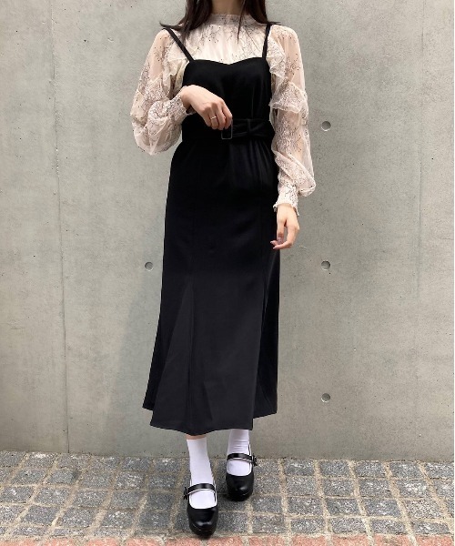 titty＆Co. PETIT by poyo（ティティーアンドコープティバイポヨ）の「【titty&Co.PETIT by POYO】シアー刺繍レースブラウス（シャツ/ブラウス・レディース・ブラック/ホワイト・FREE）」の15枚目の写真