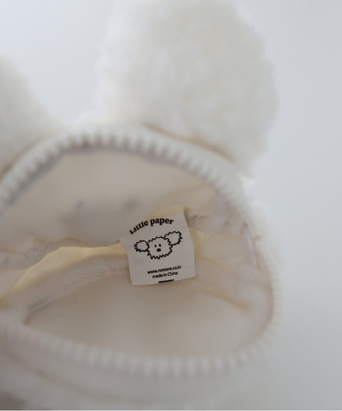 Brunch Brother(ブランチブラザー)の「AirPods用ポーチ・リトルペーパー/ROMANE(ロマネ)(ヘッドフォン/イヤホン・レディース・ホワイト/グレー・FREE)」の8枚目の写真