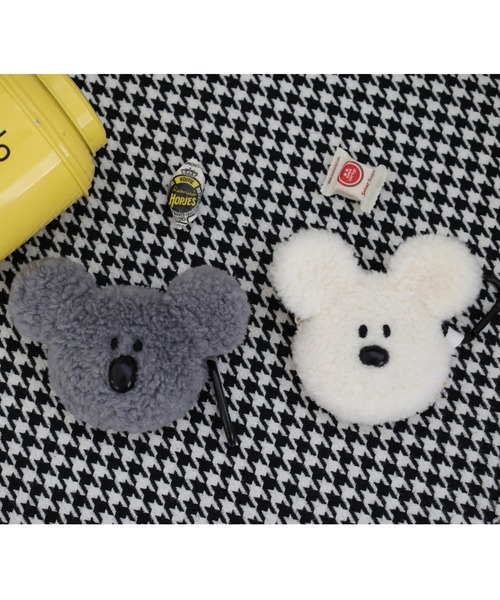 Brunch Brother(ブランチブラザー)の「AirPods用ポーチ・リトルペーパー/ROMANE(ロマネ)(ヘッドフォン/イヤホン・レディース・ホワイト/グレー・FREE)」の12枚目の写真