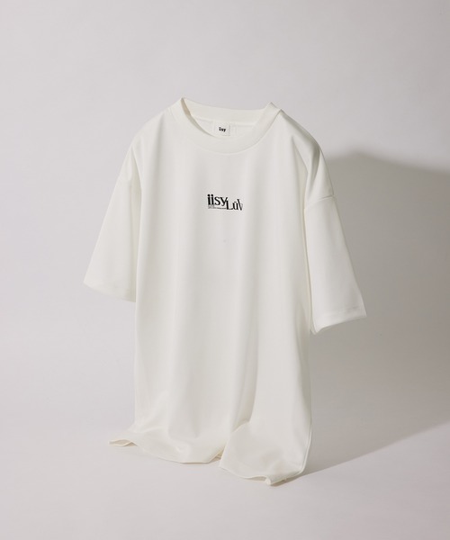 iisy(イージー)の「LUV×iisyコラボプリントTシャツ(Tシャツ/カットソー・メンズ・ホワイト/ブラック・S/M/L)」の2枚目の写真