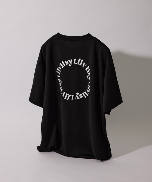 iisy(イージー)の「LUV×iisyコラボプリントTシャツ(Tシャツ/カットソー・メンズ・ホワイト/ブラック・S/M/L)」の1枚目の写真