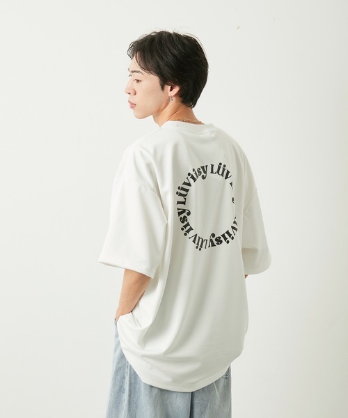 iisy(イージー)の「LUV×iisyコラボプリントTシャツ(Tシャツ/カットソー・メンズ・ホワイト/ブラック・S/M/L)」の9枚目の写真