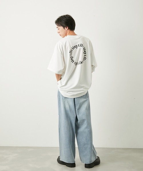 iisy(イージー)の「LUV×iisyコラボプリントTシャツ(Tシャツ/カットソー・メンズ・ホワイト/ブラック・S/M/L)」の17枚目の写真