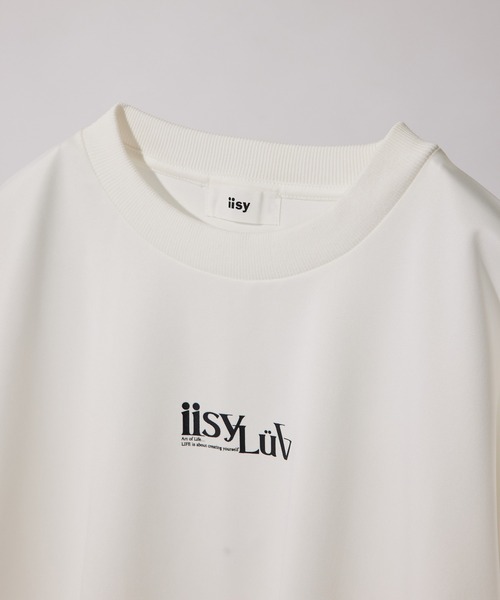 iisy(イージー)の「LUV×iisyコラボプリントTシャツ(Tシャツ/カットソー・メンズ・ホワイト/ブラック・S/M/L)」の15枚目の写真