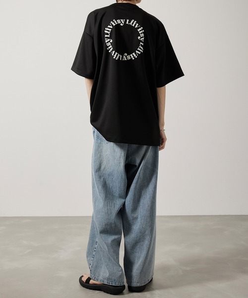 iisy(イージー)の「LUV×iisyコラボプリントTシャツ(Tシャツ/カットソー・メンズ・ホワイト/ブラック・S/M/L)」の7枚目の写真